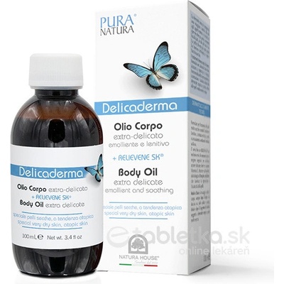 Natura House Delicaderma Extra jemný telový olej na veľmi suchú pokožku 100 ml