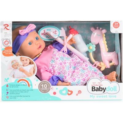 Tutu Love Музикална кукла Tutu Love - С меко тяло, Бухал, 36 cm (110789)