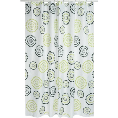 MSV DOTS motiv kruhy bílo-zelený 180 x 200 cm – Hledejceny.cz