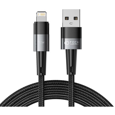 Tech-Protect ULTRABOOST Lightning кабел 12W/2, 4A 200 см сив (9490713934173)