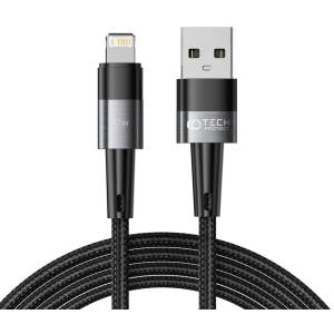 Tech-Protect ULTRABOOST Lightning кабел 12W/2, 4A 200 см сив (9490713934173)