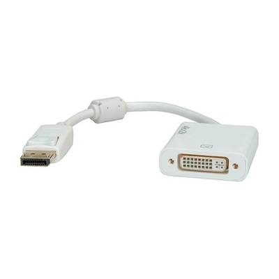 Adapter DP M - DVI F, w-Cable, 4K, Roline 12.03. 3136