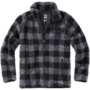 Brandit Брандирано поларено яке Teddyfleece, черно/сиво (5021.28)