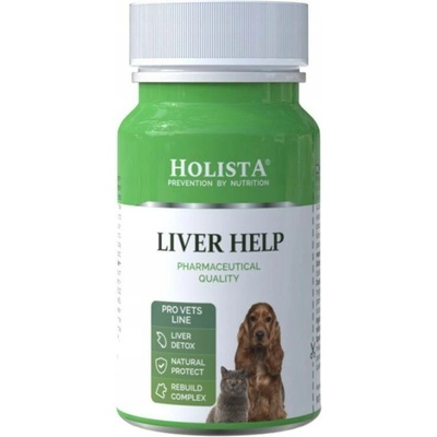 Holista Liver help doplňky stravy pro psy a kočky 90 tablet