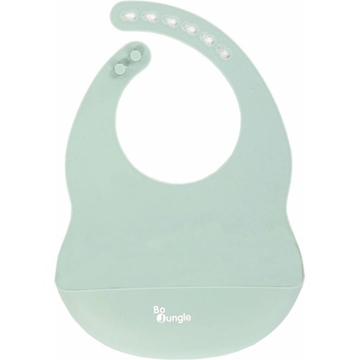 Bo Jungle silikonový bryndák Pastel Blue