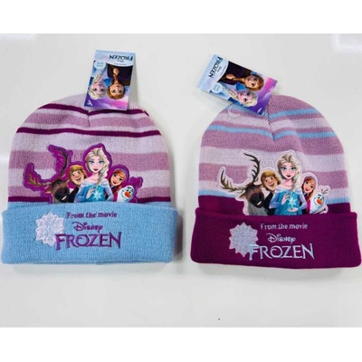 Holčičí zimní čepice set 2ks Frozen