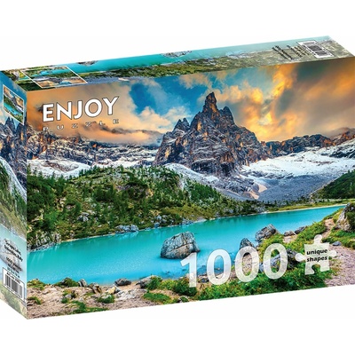 ENJOY Jezero Sorapis Dolomity Itálie 1000 dielov