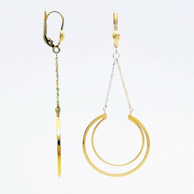 Šperk Holíč zlaté visacie náušnice ZN139