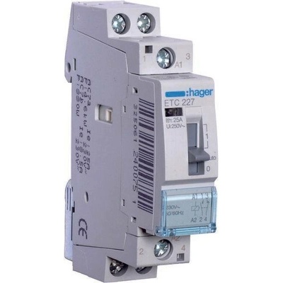 HAGER ETC227 1S+1R 25A