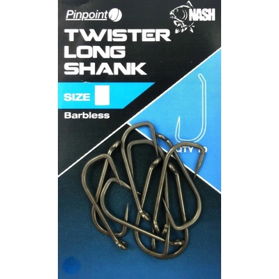 Kevin Nash Twister Long Shank Barbless vel.4 10 ks