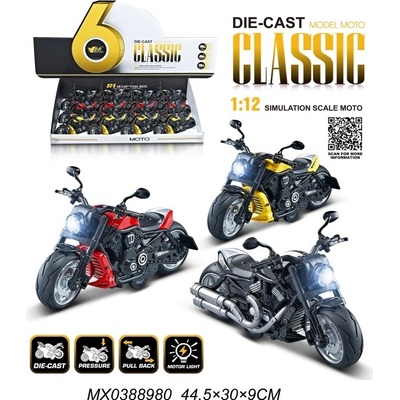 Alltoys Motorka se světlem 1:12