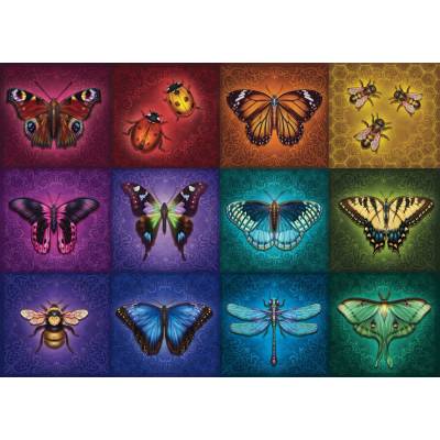 Ravensburger - Puzzle Beautiful winged insects - 1 000 piese