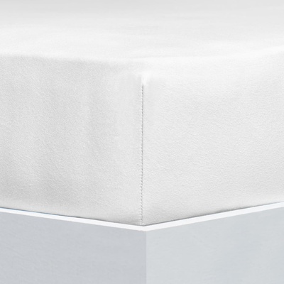 Florella Prostěradlo Solit Jersey Weiss 90-100x200