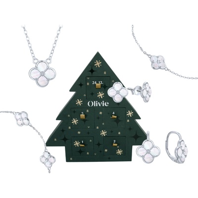 Olivie Adventní kalendář s bílou perletí TALIS 9883