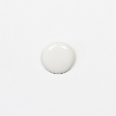 StehlikDesign brož Makronka bílá lesklá 0156