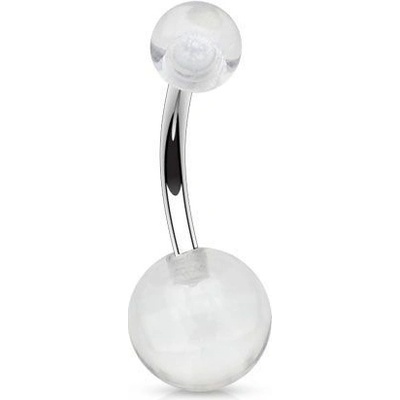 Šperky4U piercing do pupíku banánek BA01017-C
