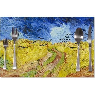 Sablio Prostírání Pšeničné pole s vránami - Vincent van Gogh 40x30cm