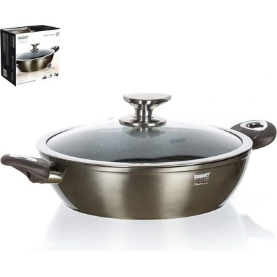 Banquet Paella Metallic Platinum 28 cm