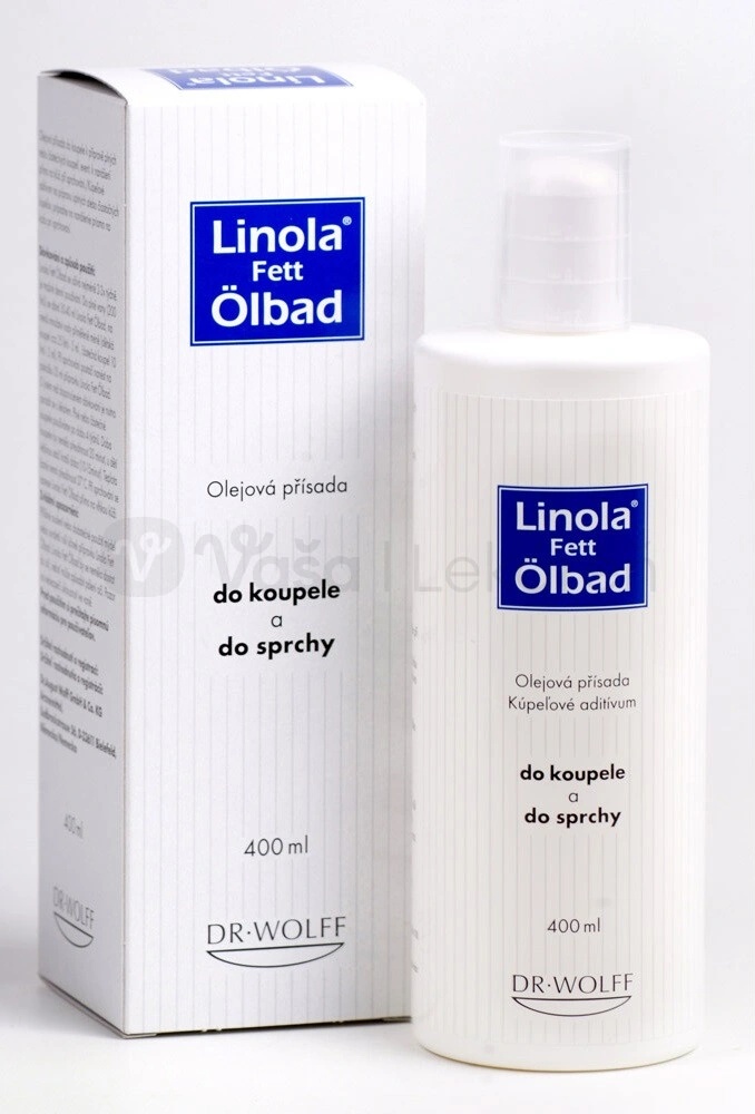 LINOLA Fett N Ölbad – 400 Ml, Für Trockene Haut & Neurodermitis, Ideal Zum Baden & Duschen