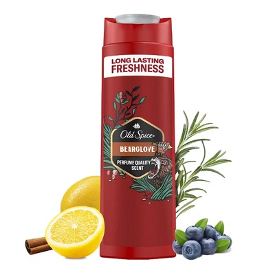 Old Spice Душ гел и шампоан Old Spice Bearglove 400мл (533869)