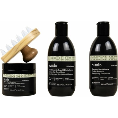 Sendo Frizz Contol Sendo Frizz Contol Taming Shampoo uhladzujúci šampón pre nepoddajné a krepovité vlasy 250 ml + Sendo Frizz Contol Taming Hair Conditioner uhladzujúci kondicionér pre nepoddajné a kr