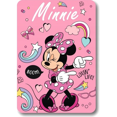 FARO Fleece deka Minnie Boom