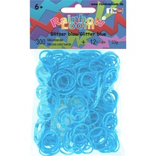 Rainbow Loom náhradní gumičky třpytivá modrá