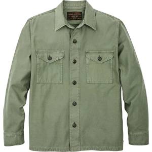 Filson Мъжка риза с копчета Filson Field Jac-Shirt - Washed Fatigue Green - размер XL (033-3214-0214)