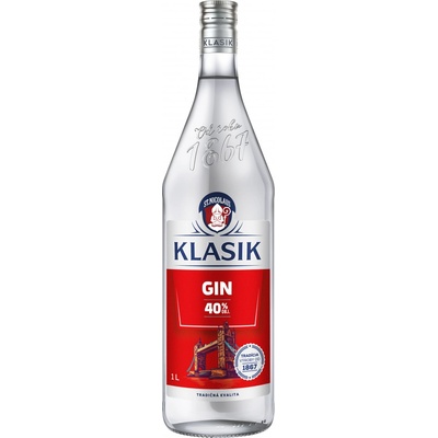 Nicolaus Klasik Gin 40% 1 l (čistá fľaša)