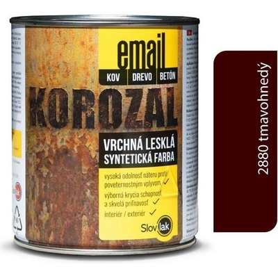 Korozal Email 2880 tmavohnedý 10 kg