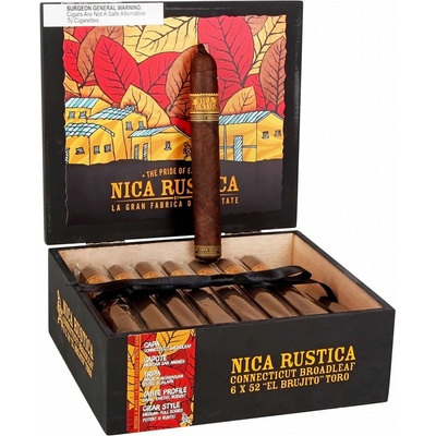 Drew ESTATE Nica Rustica El Brujito Toro 25 ks