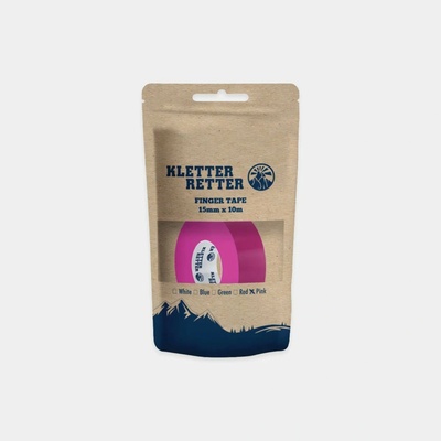 KletterRetter Finger Tape lezecká tejpovací páska na prsty růžová 15 mm × 10 m