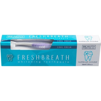 Beauty Formulas Freshbreath Whitening bieliaca 100 ml + zubná kefka