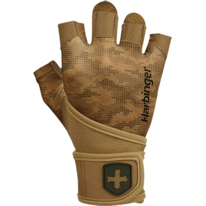 Harbinger Мъжки Ръкавици Pro Wrist Wraps 2.0 / с накитници - Tan Camo L