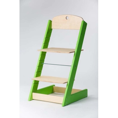 Lucas Wood Style rostoucí židle Alfa III zelená/přírodní