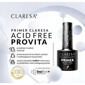 Claresa bezkyselinový primer na nechty 5 ml