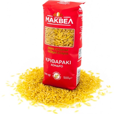Makvel řecká těstovinová rýže Kritharaki Metrio 0,5 kg – Zboží Dáma