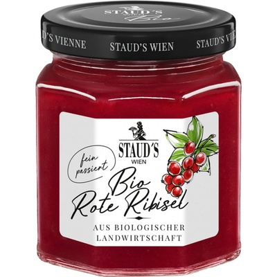 STAUD‘S Bio červený rybíz, jemně pasírovaný 250 g