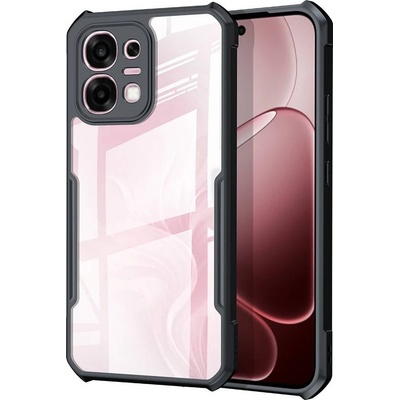 OPPO XUNDD Прозрачен Калъф за Oppo A6 Pro 5G / 4G - TPU+Акрил, Airbag, 0.8mm защита, Черен