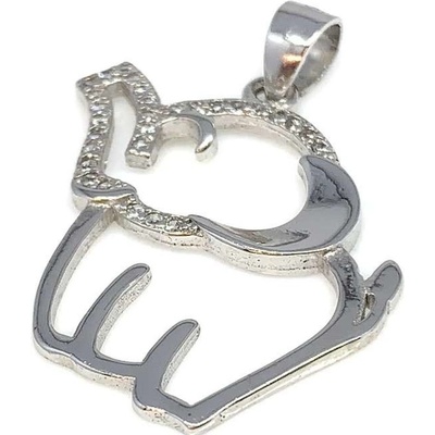 Jan Kos jewellery Stříbrný přívěsek slon 12111542