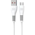 Blue Star USB Кабел Blue Star DC99M, USB-A към Micro USB, 2A, 1m, бял