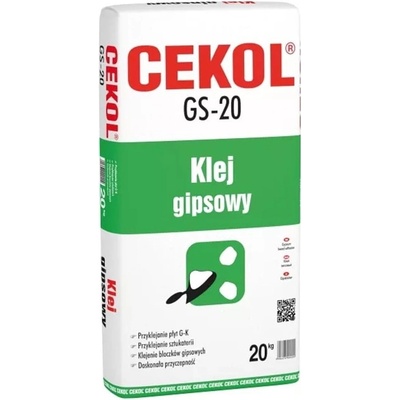 CEKOL Sádrové lepidlo na sádrokarton GS-20 20 kg