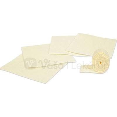 Exufiber Hydrovláknité krytie na rany 10 x 10 cm 10 sterilných obväzov