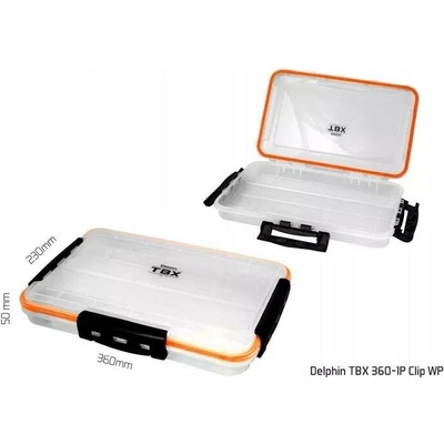 Delphin Krabička TBX One 360-1P Clip bílá