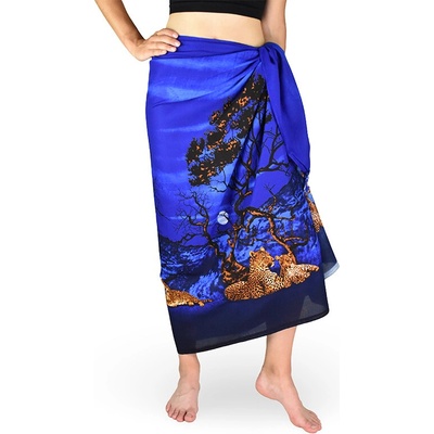 Thajsko Sarong Pareo REN savana modrá