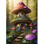 Alipson Puzzle - Puzzle Mushroom House of the Undergrowth - 500 piese