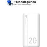 Silicon Power Външна батерия Silicon Power QS15 20000mAh White (SP20KMAPBKQS150W)
