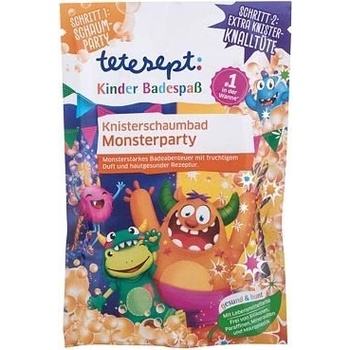 Tetesept Príšerky kúpeľová soľ zdravá a farebná praskajúce 45 g