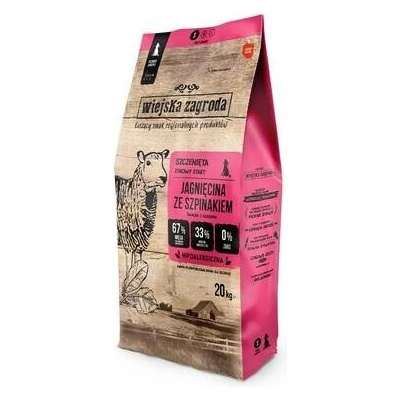 Wiejska Zagroda Jehněří se špenátem S 20 kg