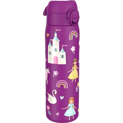 Бутилка за вода Ion8 Print, метална, 600ml, ПРИНЦЕСИ (32035-А-ПРИНЦЕСИ)